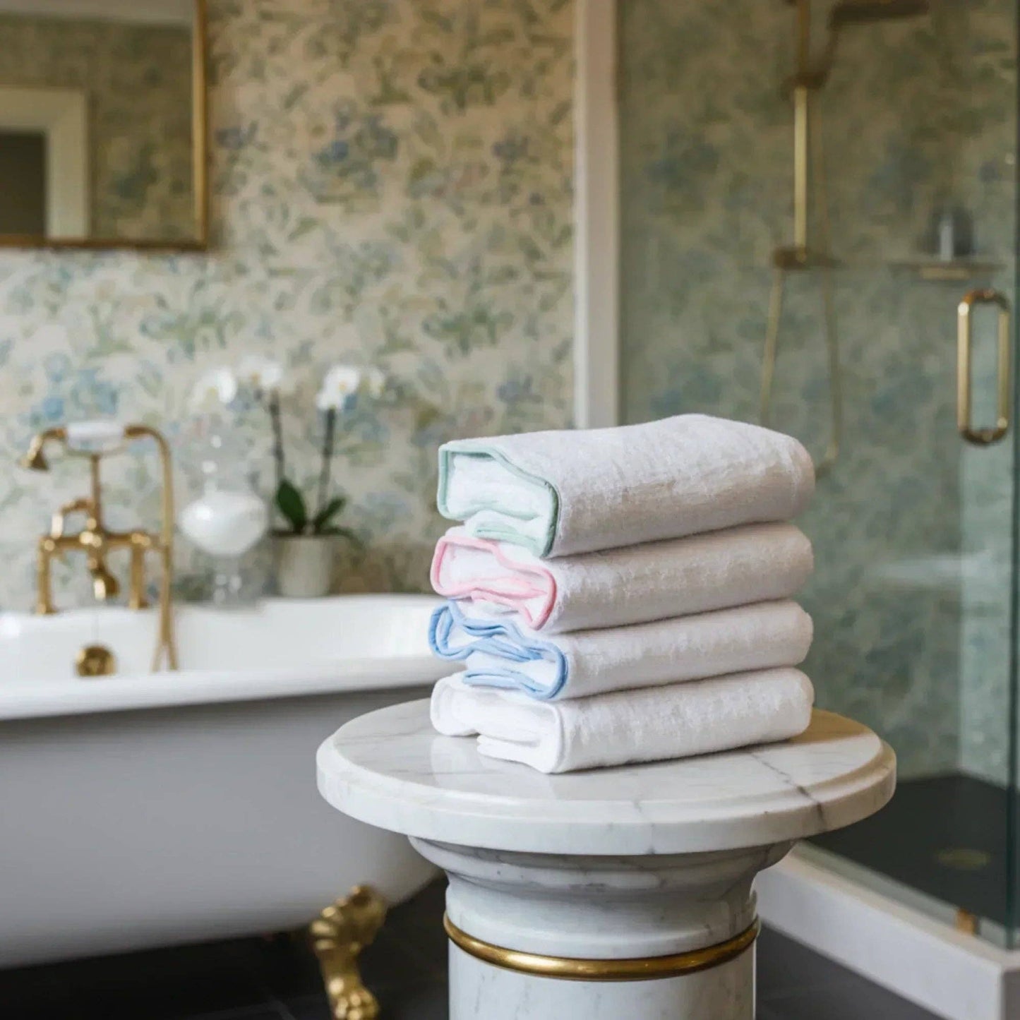 Bath Towels – Fluffy, Ultra Soft & Highly Absorbent (4 pieces)